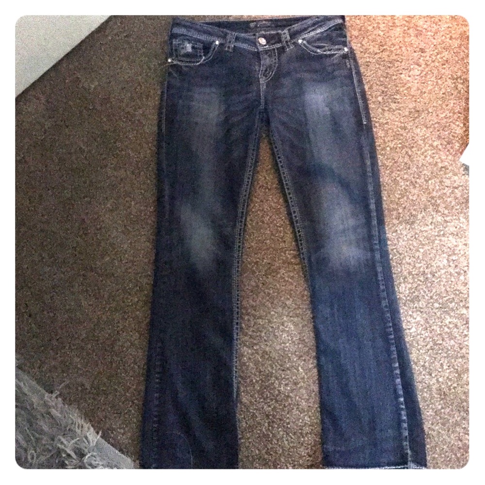 Silver jeans